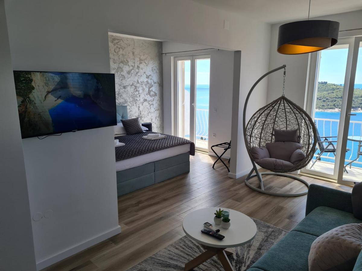 Appartamento Panoramic Sea And Old Town View Ragusa Esterno foto